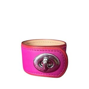 Coach Turn-Lock Cuff Bracelet-EUC
